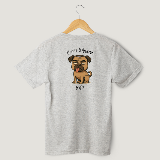 Camiseta gris Perro Xánxez