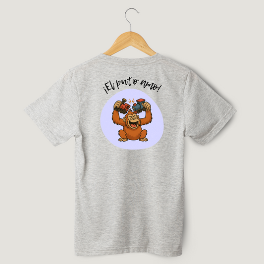 Camiseta gris ¡El puto amo!