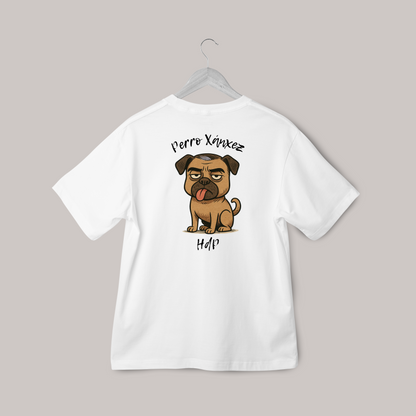 Camiseta blanca Perro Xánchez
