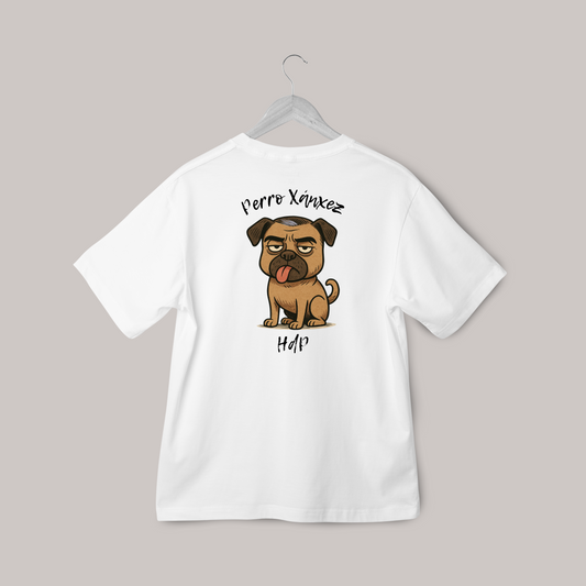 Camiseta blanca Perro Xánchez