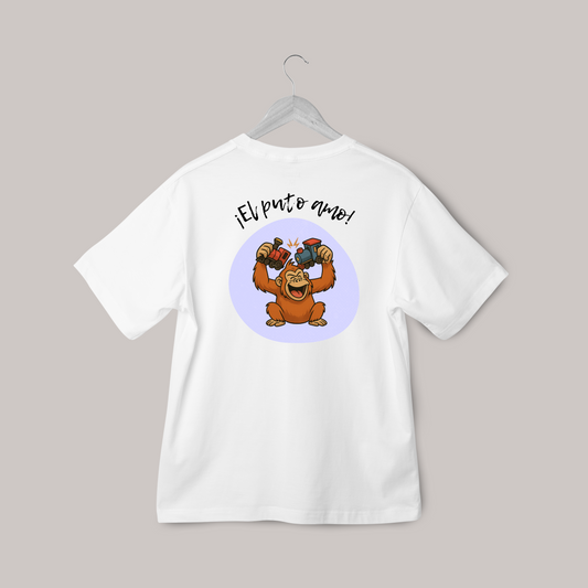 Camiseta blanca ¡El puto amo!