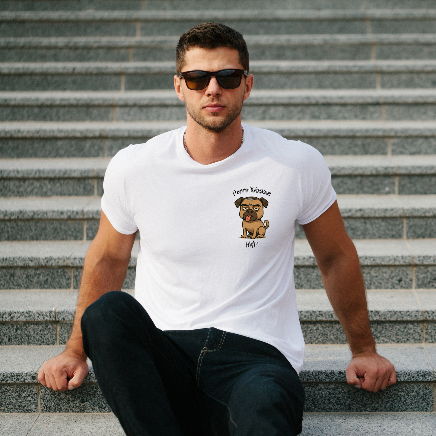 Camiseta Perro Xánxez (delante)